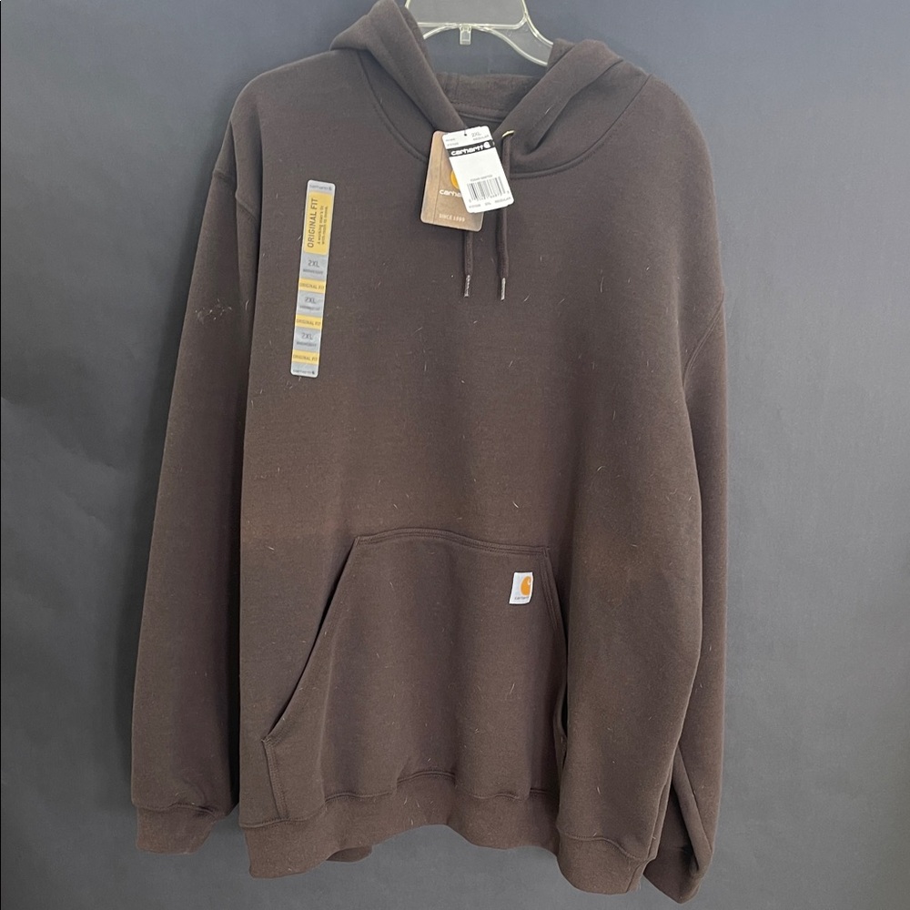 Carhartt Men's Dark Brown Hoodie